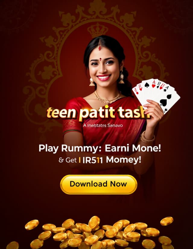 Teen Patti Tash Banner